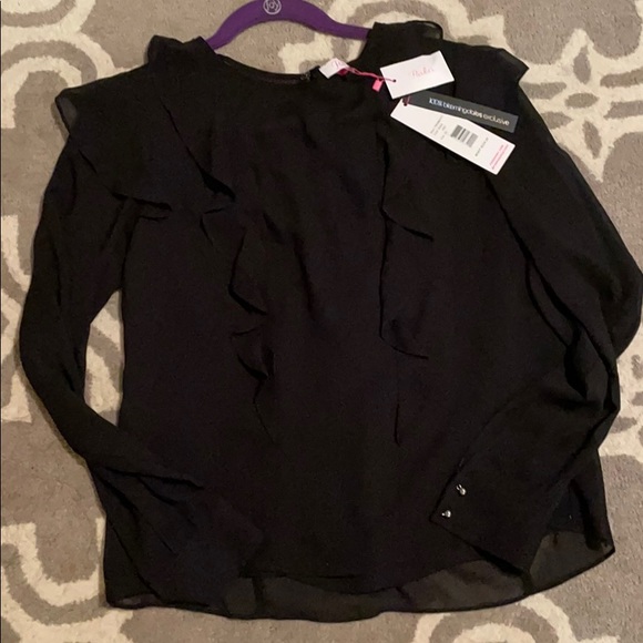 Parker Black Blouse NWT - Picture 2 of 6